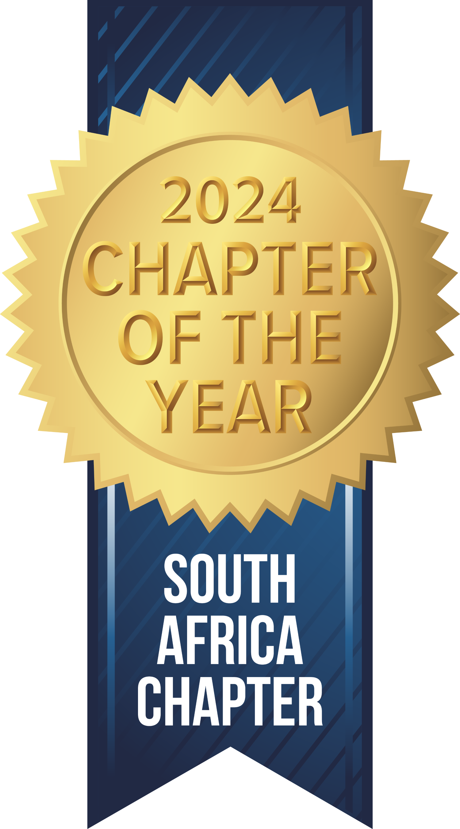 Blue and Gold Badge Chapter of the Year SA