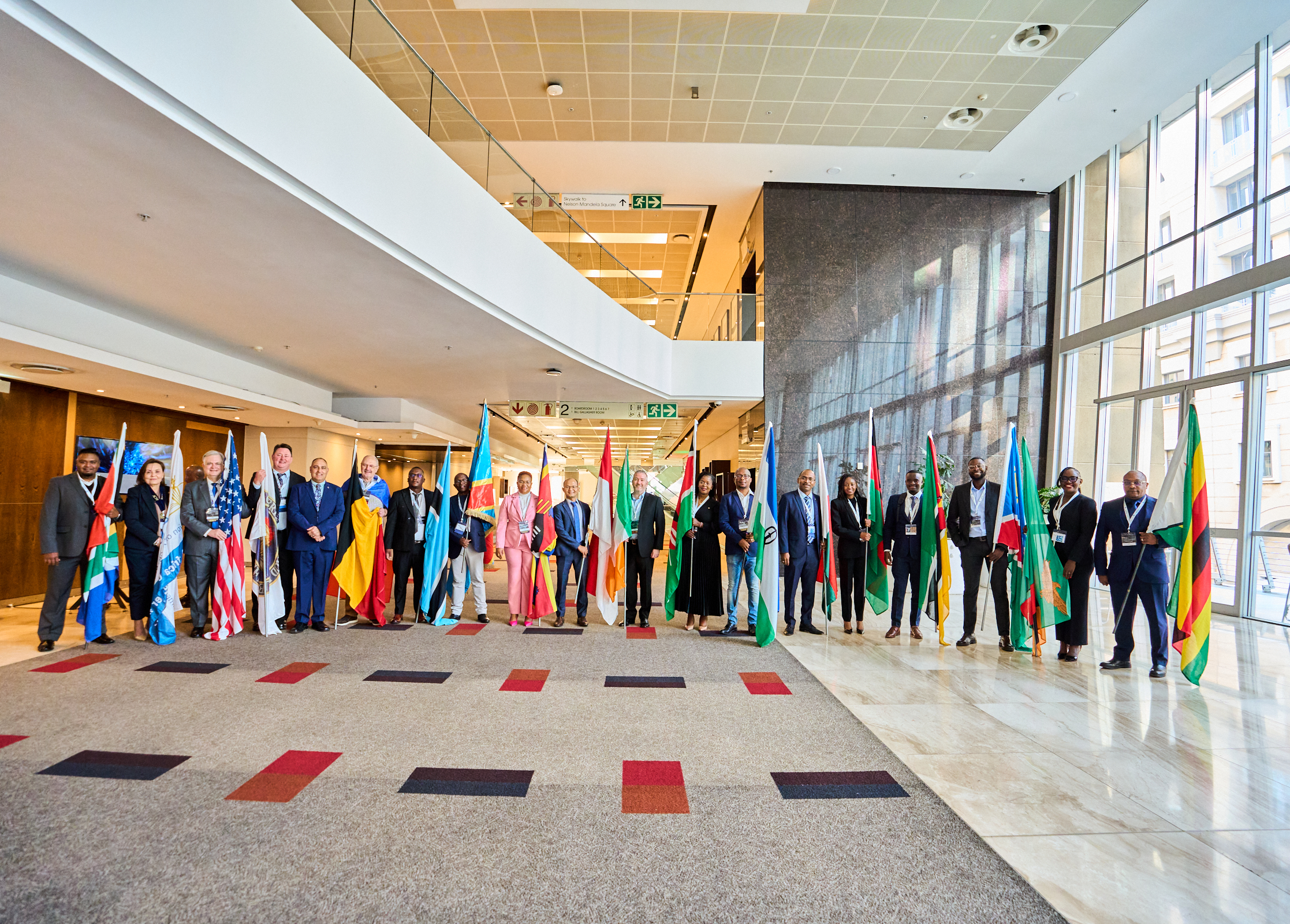 ACFE Africa Conference with International Flag Bearers