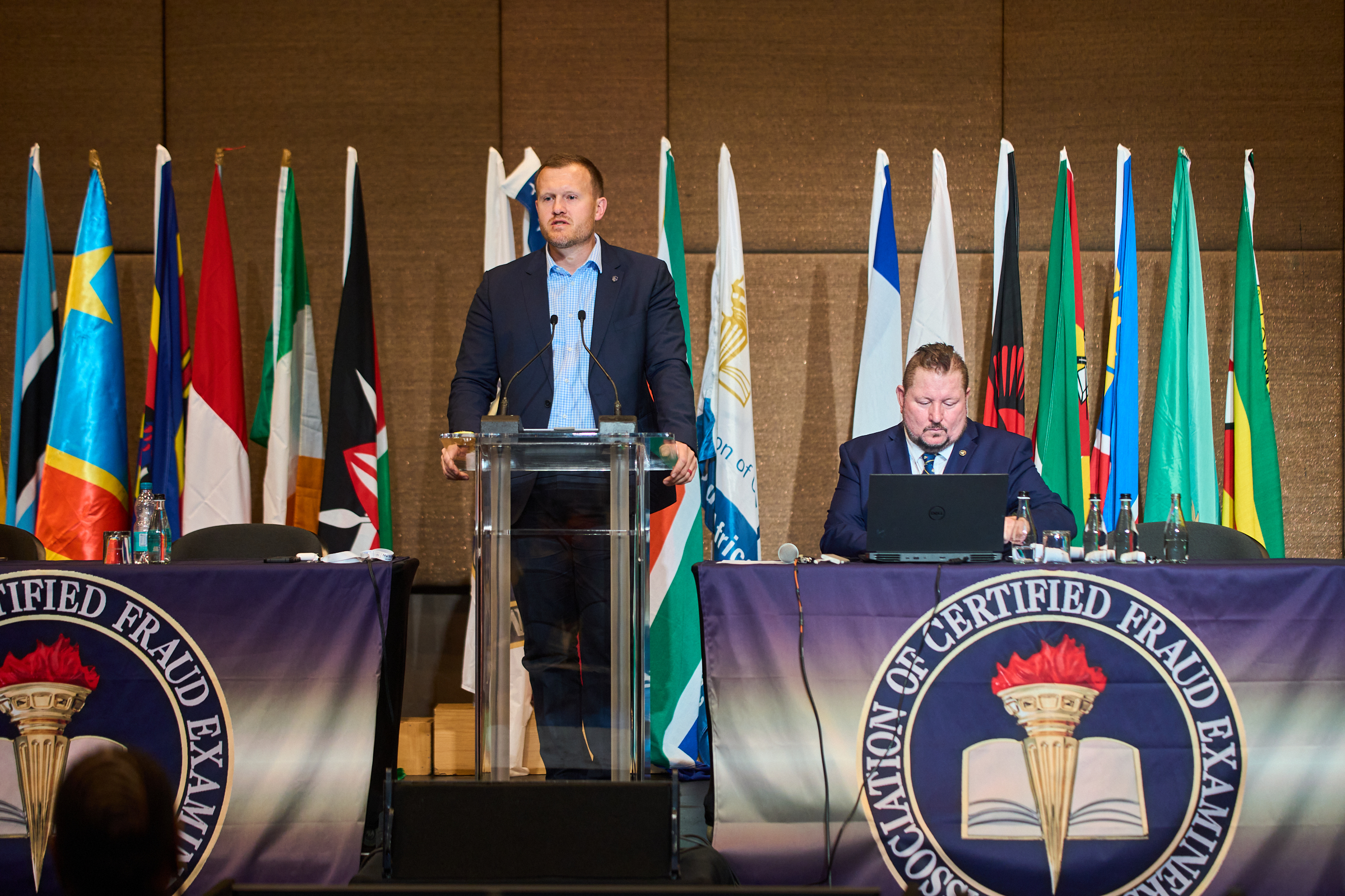 Ian Cameron Presenting at the ACFE Africa Conference