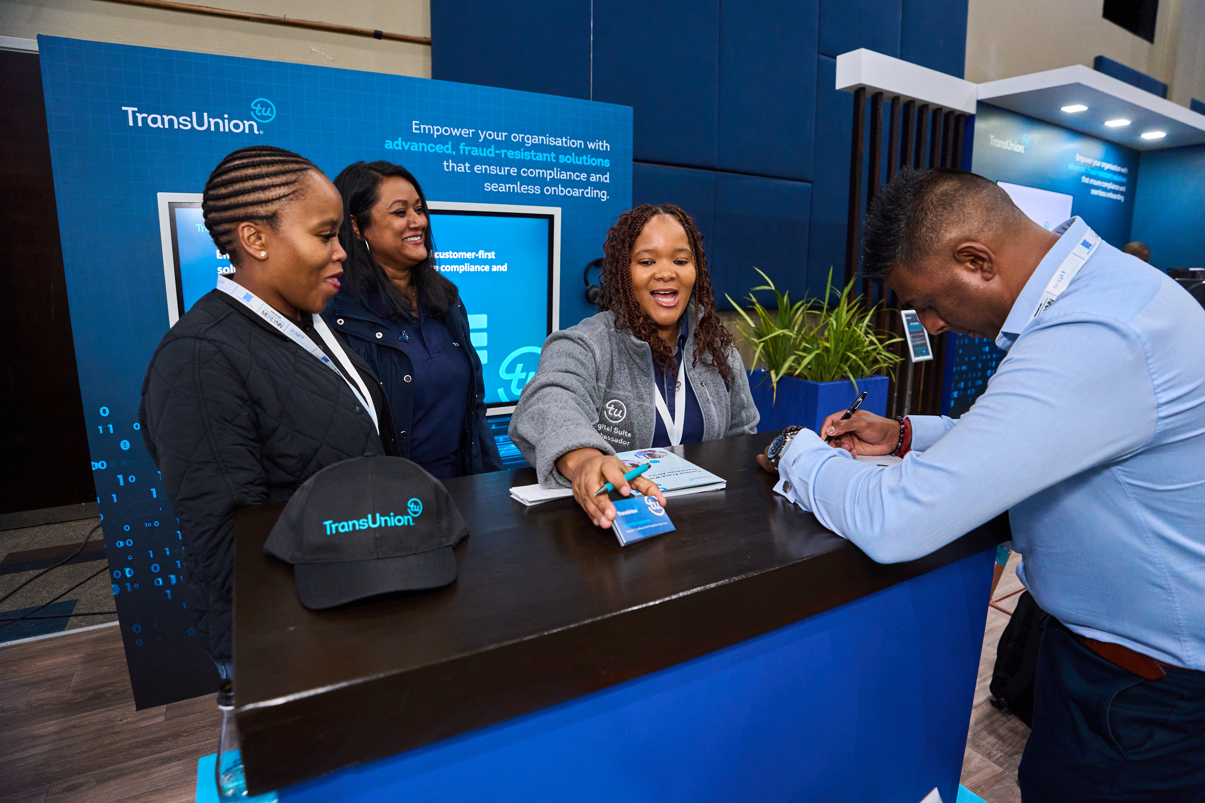 TransUnion Booth at ACFE SA Conference