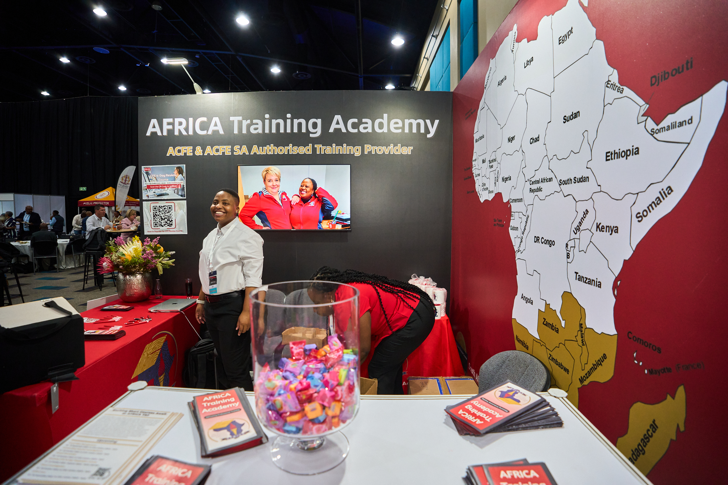 AFRICATA Booth at ACFE SA Conference