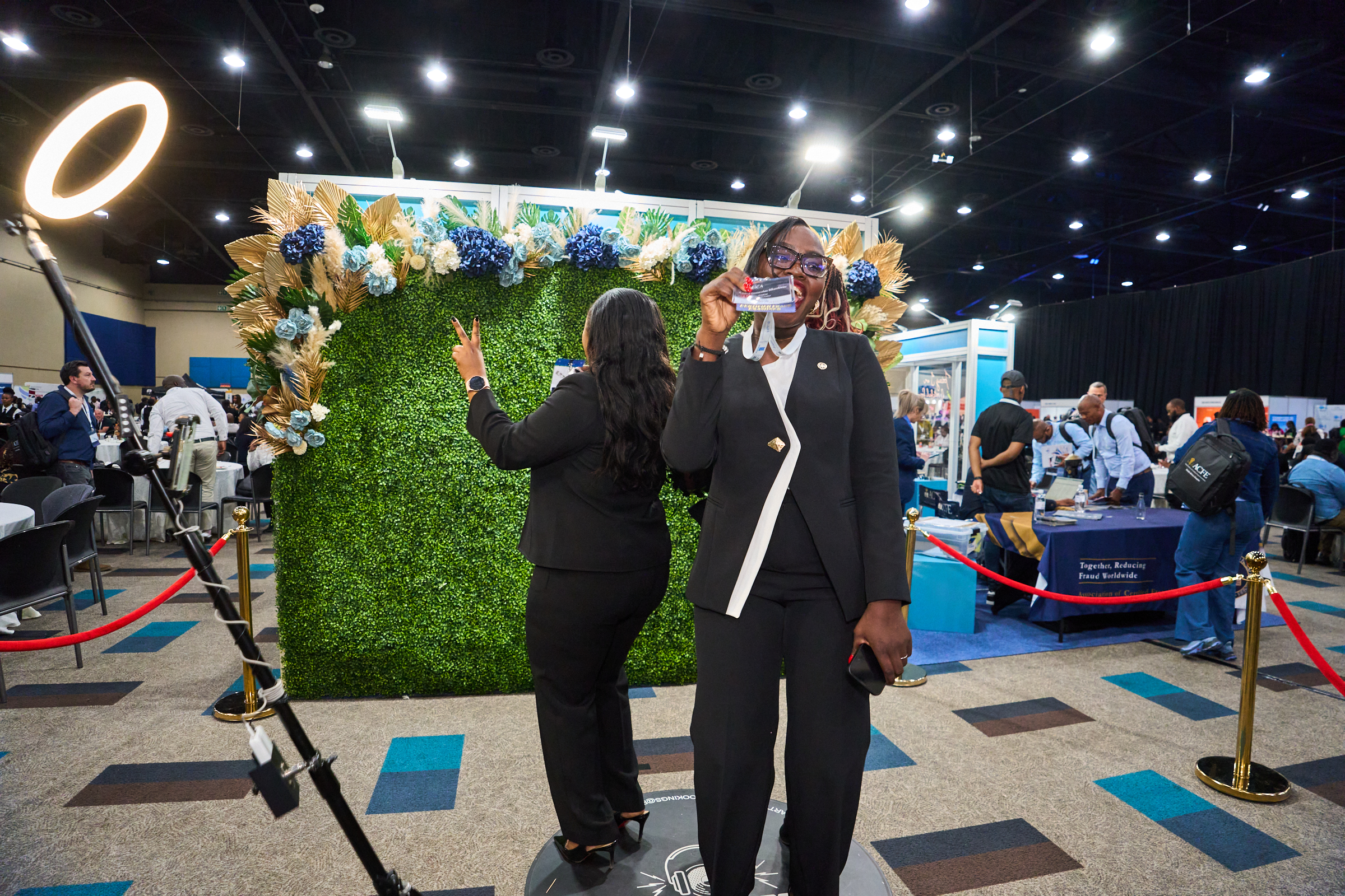 ACFE Africa Conference and Exhibition Rotating Photo Booth